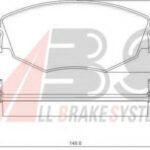 37215 A.B.S. комплект тормозных колодок