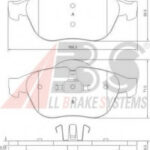 37218 A.B.S. комплект тормозных колодок