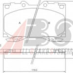 37231 A.B.S. комплект тормозных колодок