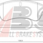 37272 A.B.S. комплект тормозных колодок
