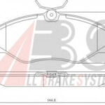 37287 A.B.S. комплект тормозных колодок