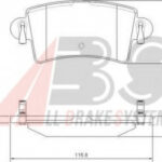 37289 A.B.S. комплект тормозных колодок