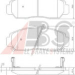 37312 A.B.S. комплект тормозных колодок