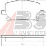 37328 A.B.S. комплект тормозных колодок