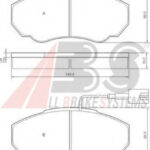 37331 A.B.S. комплект тормозных колодок