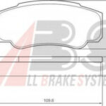 37333 A.B.S. комплект тормозных колодок