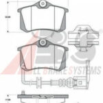 37334 A.B.S. комплект тормозных колодок
