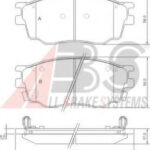 37351 A.B.S. комплект тормозных колодок