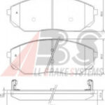 37364 A.B.S. комплект тормозных колодок
