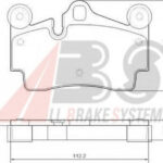 37365 A.B.S. комплект тормозных колодок