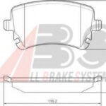 37366 A.B.S. комплект тормозных колодок