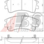 37381 A.B.S. комплект тормозных колодок
