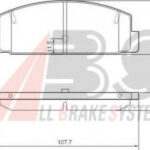 37382 A.B.S. комплект тормозных колодок