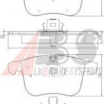 37389 A.B.S. комплект тормозных колодок