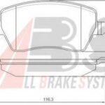 37395 A.B.S. комплект тормозных колодок