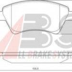 37397 A.B.S. комплект тормозных колодок