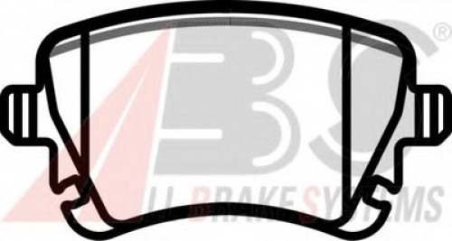 37411 A.B.S. комплект тормозных колодок