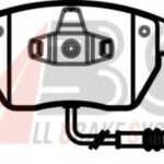 37414 A.B.S. комплект тормозных колодок