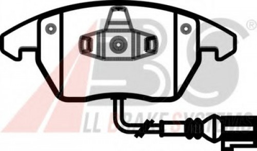 37414 A.B.S. комплект тормозных колодок