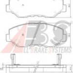 37424 A.B.S. комплект тормозных колодок