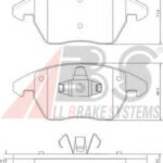 37429 A.B.S. комплект тормозных колодок