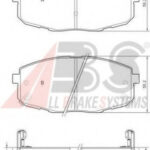 37442 A.B.S. комплект тормозных колодок