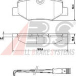 37450 A.B.S. комплект тормозных колодок