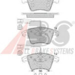 37482 A.B.S. комплект тормозных колодок