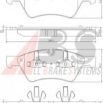 37507 A.B.S. комплект тормозных колодок