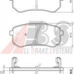 37515 A.B.S. комплект тормозных колодок