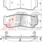 37523 A.B.S. комплект тормозных колодок