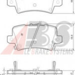 37530 A.B.S. комплект тормозных колодок