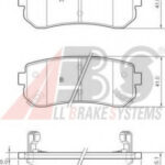 37533 A.B.S. комплект тормозных колодок