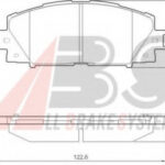37542 A.B.S. комплект тормозных колодок