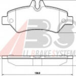 37555 A.B.S. комплект тормозных колодок