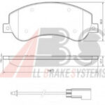 37558 A.B.S. комплект тормозных колодок