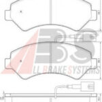 37576 A.B.S. комплект тормозных колодок