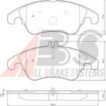 37586 A.B.S. комплект тормозных колодок