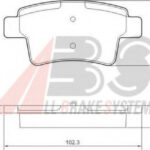 37597 A.B.S. комплект тормозных колодок