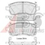 37606 A.B.S. комплект тормозных колодок