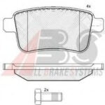 37665 A.B.S. комплект тормозных колодок