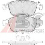 37707 A.B.S. комплект тормозных колодок