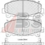 37721 A.B.S. комплект тормозных колодок