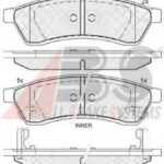 37747 A.B.S. комплект тормозных колодок