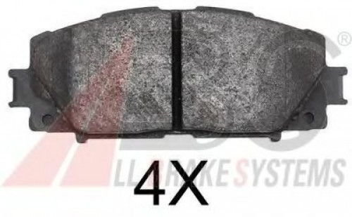 37755 A.B.S. комплект тормозных колодок