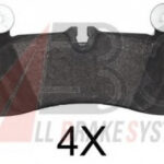 37788 A.B.S. комплект тормозных колодок