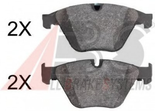 37829 A.B.S. комплект тормозных колодок