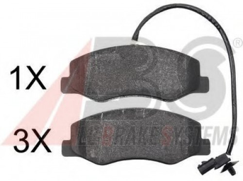 37846 A.B.S. комплект тормозных колодок