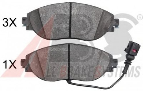 37872 A.B.S. комплект тормозных колодок