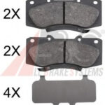 37881 A.B.S. гальмівні колодки пер. hilux (05-15)